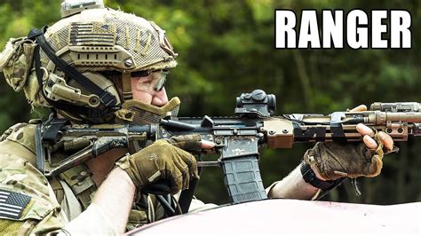 US Army Rangers with weapons